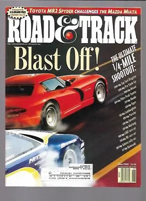 Road & Track Magazine June 2000- BMW X5 Mazda Miata Toyota MR2 Spyder • $4