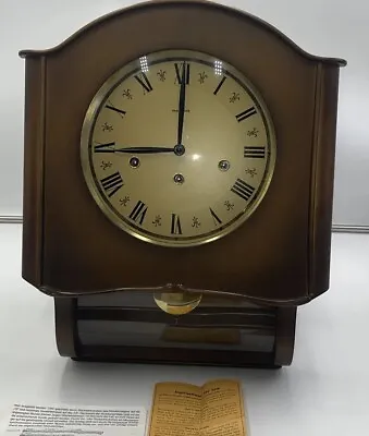 Vintage Mauthe Chime Wall Clock With Pendulum Made In Germany • $250