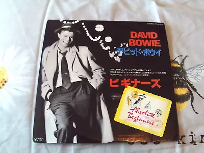 David Bowie Absolute Beginners 45rpm Japan Press 1986 Virgin Single Inner Ex Ex • £24.99