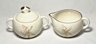 WINFIELD ~ Vintage Pottery China CREAMER & SUGAR BOWL (Passion Flower) ~ Calif. • $19