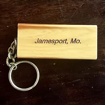 Vintage Handmade Jamesport Missouri Keychain • $10.99