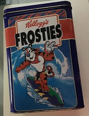 Vintage Kelloggs Frosties 1999 Metal Tin Container • £15