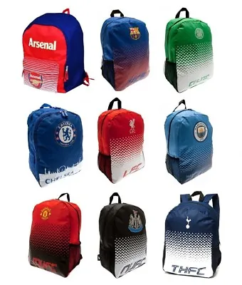 £19.95 • Buy Football Team Backpack Rucksack School Bag Fade Design Boys Kids Gift Official