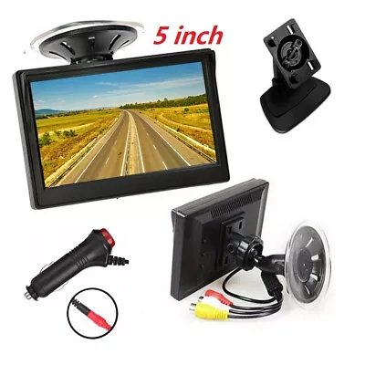 5 Inch 800*480 TFT LCD HD Screen Monitor Fr Car Rear View Reverse Back Up Camera • $29.96