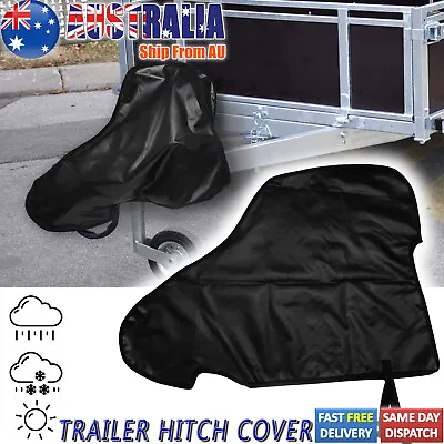 $18.79 • Buy Waterproof Caravan Trailer Towing Hitch Cover Tow Ball Coupling Lock Protect PVC