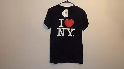 I Love NY T-Shirt Black Unisex Short Sleeve • $3.99