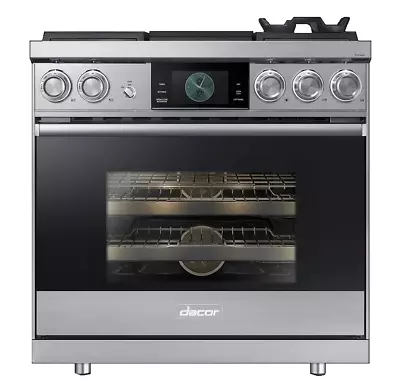 NEW Dacor 36 Freestanding Professional Dual Fuel Smart Range DOP36M94DPS $9799 • $4699