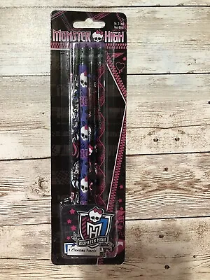 New Monster High 4 Four Pack Pencils School Supplies Stationery Set Ghouls • $5