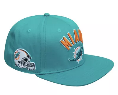 MIAMI DOLPHINS STACKED LOGO SNAPBACK HAT Pro Standard • $38.90