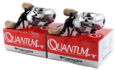 (lot Of 2) Quantum Vapor Vp100hpt 7.0:1 Gear Ratio Right Hand Baitcast Reel • $128.50