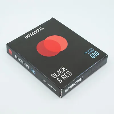 EXPIRED - Impossible Project - Black & Red Duochrome 600 Instant Film • $119.99