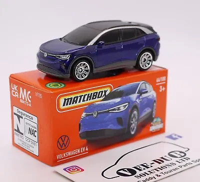 Matchbox Volkswagen ID4 EV 4 Blue Power Grab Boxed NEW Sealed HFT85 2022 44/100 • £4.99