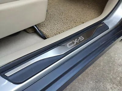 For Mazda CX 5 Car Accessories Trim Auto Door Sill Scuff Plate Protector Sticker • $56.09