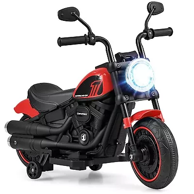 6V Kids Ride On Motorcycle Electric Battery Powered Off-Road Motorbike W/Music • £64.95