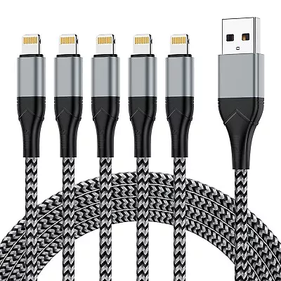 3Pack 6ft Phone ChargerCharging Cable For IPhone 14/13/12/11/Pro/11/XS/MAX/XR/8 • $12.99