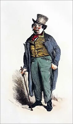 £25.71 • Buy MAQUIGNON (horse Dealer) - 19th Engraving (watercolor, Gum Arabic)