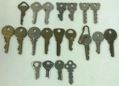 Vintage Keys Lot Of 20 Master National Cole GM Yale Slaymaker Mixed Lot • $12.99