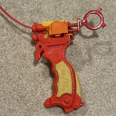  Beyblade Red Bey Support Shooter Grip Gun Launcher With Red Ripcord  • $52.99