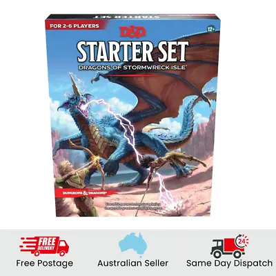 $29.99 • Buy Dungeons & Dragons D&D Starter Set DND Dragons Of Stormwreck Beginner Game