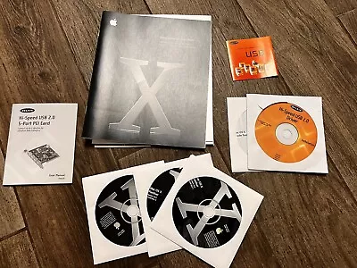 Mac OS X Panther 10.3  (3) Three Disc Set In Box Circa 2003 • $25