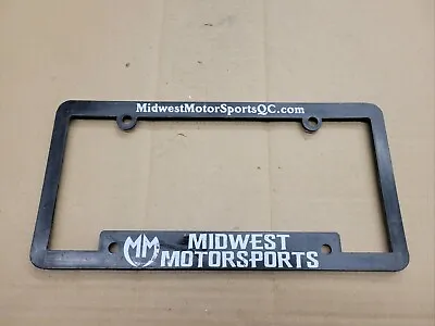 Midwest Motorsports Rock Island Illinois Vintage License Plate Tag Frame Holder • $17.99