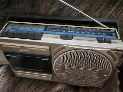 Vintage 80's Magnavox Stereo Radio Boombox  As Is Please Read  • $49