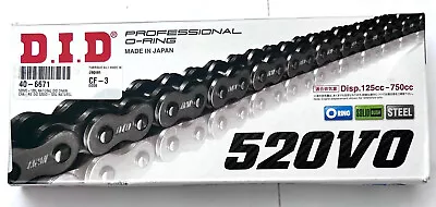 Honda Cr250r Did D.i.d. Prefessional Drive Chain Premium O-ring 520vo-120link • $79.99