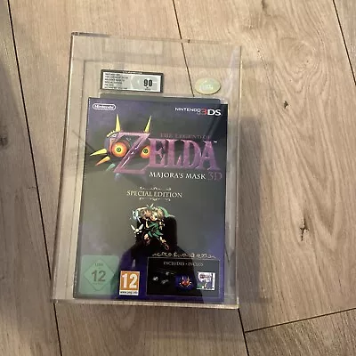 The Legend Of Zelda Majora's Mask 3D Nintendo 3DS Special Edition Graded 90 Rare • £1100