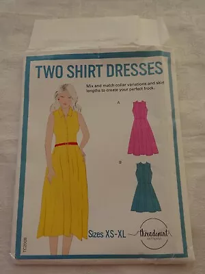 Threadcount Ladies Shirt Dress Sewing Pattern  Multi Sizes Xs - Xl • £2.50