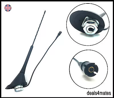 16  Replacement Roof Mount Car Aerial Antenna Mast Base For Vw Seat Skoda Raku  • £8.75