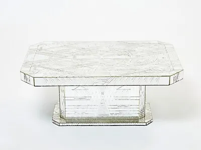 Rare Mirror Mosaic Coffee Table By Daniel Clement 1970s • $8000