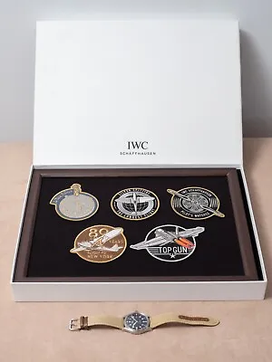 IWC Schaffhausen 2019 Pilot Tray Patches Rare VIP Gift SIHH NOS • $630.21