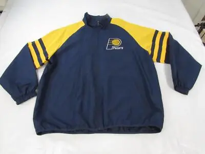 New Indiana Pacers Mens Size XL Polyester Blue Yellow Full-Zip Jacket • $20.99