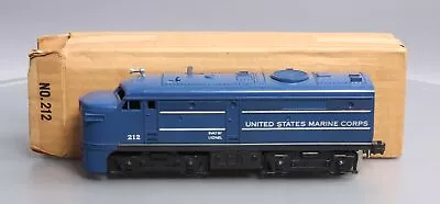 Lionel 212 Vintage O United States Marine Corps Alco Diesel Locomotive/Box • $147.99