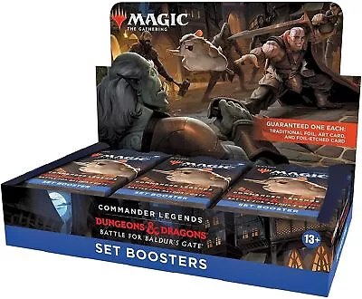 Gate Box Legends MTG Commander CLB Booster SEALED Battle Baldur's Set • $95.45