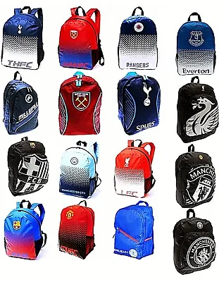 £17.85 • Buy Football Fc Backpack Large Sports Adult Rucksack School Gym Swim Kit Lunch Bag