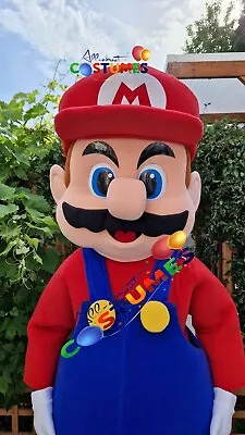 Hire Mario Lookalike Costume Mascot Fancy Dress Hire Delivery Within UK KKW • £50