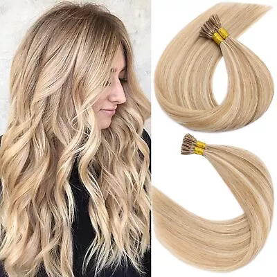 Pre Bonded I Tip Human Hair Extension For Women Fusion Stick Tip Remy Human H... • $66.09
