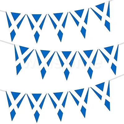 £2.99 • Buy Scotland Garden Party Bunting Scottish Flag Banner St Andrews Day Football Hen