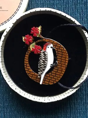 Erstwilder Brooch Bird - Pecking Order.  Beautiful.  HTF Rare MIB Never Worn • $100