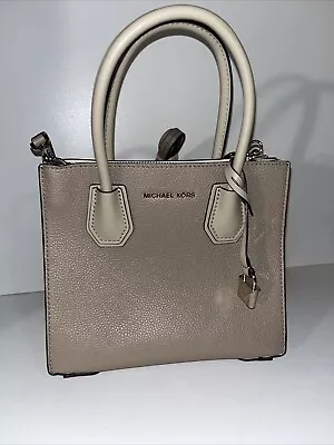 Michael Kors Lots Pebbled Leather Crossbody Satchel; Mini Mercer • $30