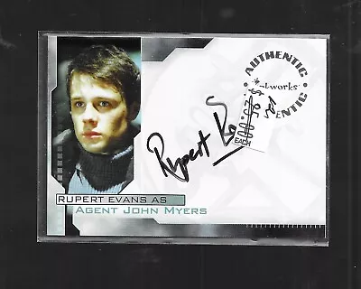 Hellboy 2004 INKWORKS Autograph Card A7 Rupert Evans As Agent John Myers • $15