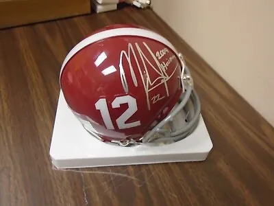 Alabama Crimson Tide Mark Ingram Autographed Signed Mini Helmet - PSA Authentic • $149.99