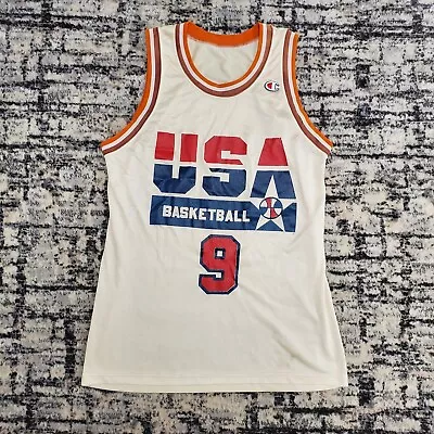 Michael Jordan Vtg Champion United States America Jersey Dream Team Olympics 90s • $59.99