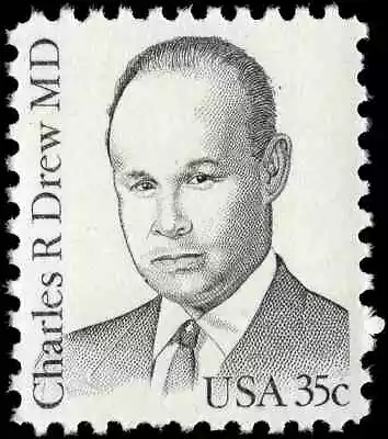 US Scott # 1865 1980-1985 Charles R. Drew MD : Great Americans 35¢ Stamp MNH • $1.25