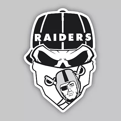 Las Vegas Raiders Vinyl Sticker/Decal - NFL Football - AFC - Oakland - Skull • $2