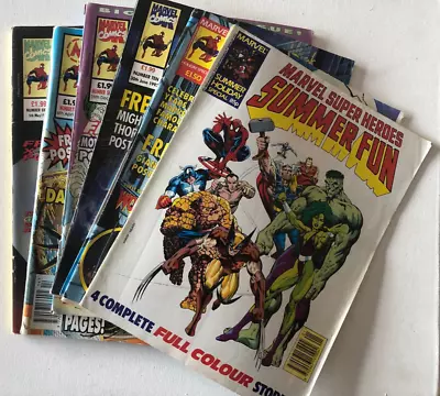 EXPLOITS OF SPIDER-MAN & MARVEL SUPER HEROES - MOTORMOUTH POSTER (6 X Comics) • £5