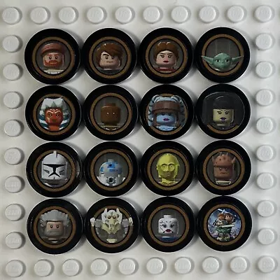 LEGO Star Wars III The Clone Wars Video Game Minifigure Tokens 2011 (Set Of 16) • $22.01