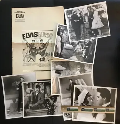 Elvis Double Trouble Promo Movie Lot / Pressbook / Photos 1967 • $125