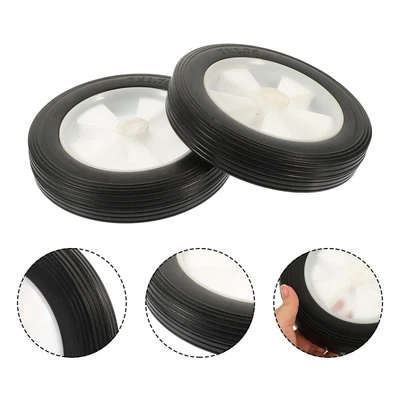 £43.43 • Buy 2 Pcs Lawn Mower Casters Cart Wheels Manual Lawn Tractor Tires